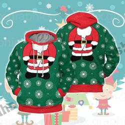 Christmas Santa 3D Hoodie, Santa 3d Hoodie, Merry Christmas 3D Hoodie