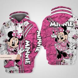 Christmas Minnie Mouse Hoodie, Disney Minnie Hoodie