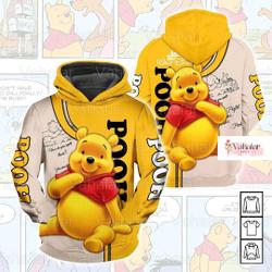 Christmas Pooh Bear Hoodie, Winnie The Pooh Hoodie
