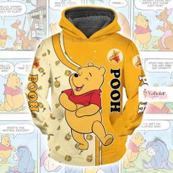 Christmas Pooh Bear Hoodie, Winnie The Pooh Hoodie
