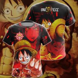 One Piece Monkey D. Luffy 3D T-Shirt Meaningful Gift For Family Gift For Boyfriend Valentine Gift