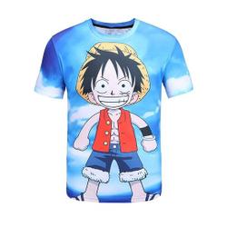 One Piece Monkey D Luffy Tee 3D T-Shirt Meaningful Gift For Family Gift For Boyfriend Valentine Gift
