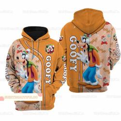 Christmas Goofy Hoodie, Disney Goofy 3D Hoodie