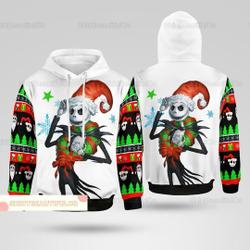 Christmas Jack Skellington Hoodie, Nightmare Before Christmas Hoodie