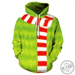 G-ri-nch Christmas Cosplay Costume 3D All Over Printed Hoodie