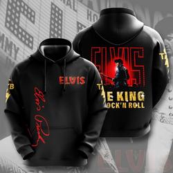 Elvis Presley 3D Hoodie, Elvis Presley Christmas 3D Hoodie