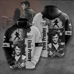 Elvis Presley 3D Hoodie, Elvis Presley Christmas 3D Hoodie