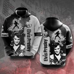 Elvis Presley 3D Hoodie, Elvis Presley Christmas 3D Hoodie
