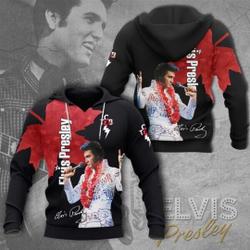 Elvis Presley 3D Hoodie, Elvis Presley Christmas 3D Hoodie