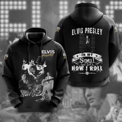 Elvis Presley 3D Hoodie, Elvis Presley Christmas 3D Hoodie