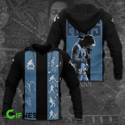 Elvis Presley 3D Hoodie, Elvis Presley Christmas 3D Hoodie