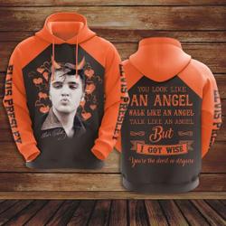 Elvis Presley 3D Hoodie, Elvis Presley Christmas 3D Hoodie