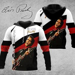 Elvis Presley 3D Hoodie, Elvis Presley Christmas 3D Hoodie