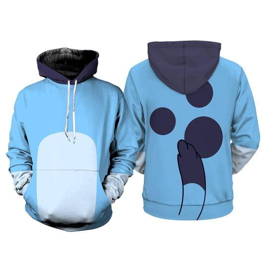 BlueyDad Family Hoodie, 3D Hoodie