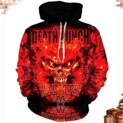 Retro Five Finger Death Punch 3D Hoodie