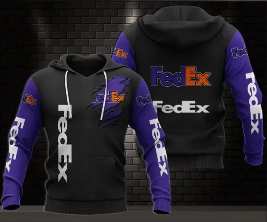 Fedex Express Purple Armor 3D Hoodie