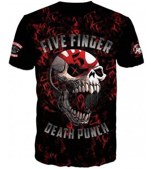 Five Finger Death Punch 3D T-shirt Meaningful Gift For Family Gift For Boyfriend Valentine Gift