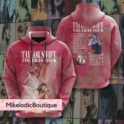 Christmas The Eras Tour 2023 Hoodie, Eras Tour Trendy Hoodie, Eras Tour 3D Hoodie