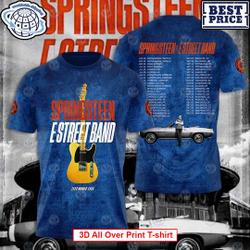 Bruce Springsteen E Street Band Tour 2023 3D All Over Print Unisex Meaningful Gift For Family Gift For Boyfriend Valentine Gift