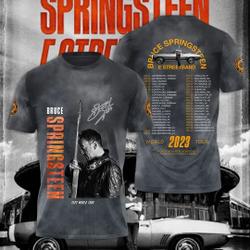 Bruce Springsteen E StreetBand Tour 2023 3D Tshirt Meaningful Gift For Family Gift For Boyfriend Valentine Gift