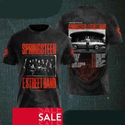 Bruce Springsteen And E Street Band 2023 Tour 3D Tshirt Meaningful Gift For Family Gift For Boyfriend Valentine Gift