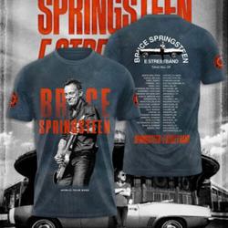Bruce Springsteen E Street Band 3D 3D Tshirt Meaningful Gift For Family Gift For Boyfriend Valentine Gift