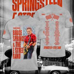 Bruce Springsteen And The Street Band 3D Tshirt Meaningful Gift For Family Gift For Boyfriend Valentine Gift