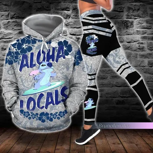 Stitch Hoodie, Stitch Trendy Hoodie,Aloha Locals Hoodie, Lilo And Stitch Gift,Stitch Disney Hoodie