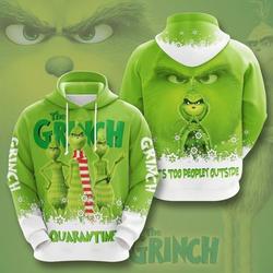 Hollow Hoodie for Christmas /Green Face- 3D Hoodie,Gift for Fan