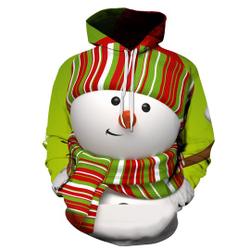 Hood Jumper Pullover 3D Christmas Hoodie Sweatshirt