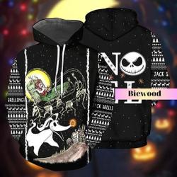 Jack Skellington Christmas Hoodie, Skellington Shirt, Nightmare Before Christmas