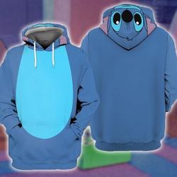 Christmas Stittch Cosplay Costume, Stittch 3D Printed Hoodie