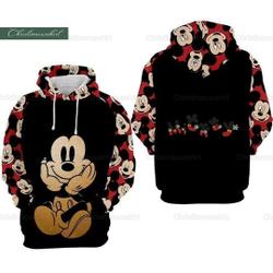 Christmas Mickey Mouse Hoodie, Mickey Disney Xmas Hoodie