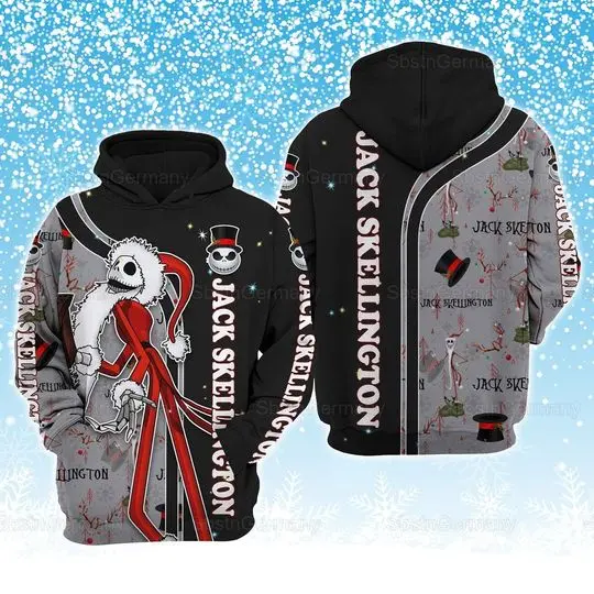 Jack Skellington Hoodie, Nightmare Before Christmas Shirt
