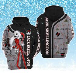 Jack Skellington Hoodie, Nightmare Before Christmas Shirt