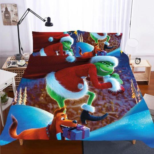 funny character Christmas Blanket, funny character Bedding Set Gift For Your Girlfriend Boyfriend Gift For Love Gift For Friend Best Valentine Present Holiday Gift