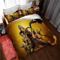 Mortal Kombat Bedding Set Christmas GiftGift For Your Girlfriend Boyfriend Gift For Love Gift For Friend Best Valentine Present Holiday Gift