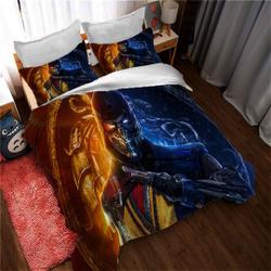 Mortal Kombat Bedding Set Christmas GiftGift For Your Girlfriend Boyfriend Gift For Love Gift For Friend Best Valentine Present Holiday Gift