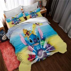 Disney Lilo Stitch Bedding Set Christmas GiftGift For Your Girlfriend Boyfriend Gift For Love Gift For Friend Best Valentine Present Holiday Gift