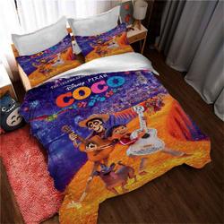 Disney Coco  Bedding Set Christmas GiftGift For Your Girlfriend Boyfriend Gift For Love Gift For Friend Best Valentine Present Holiday Gift
