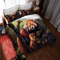 Red Panda Bedding Set Christmas GiftGift For Your Girlfriend Boyfriend Gift For Love Gift For Friend Best Valentine Present Holiday Gift