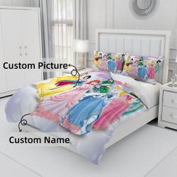 Christmas Disney Princess,Personalized Quilt Cover,Christmas PresentGift For Your Girlfriend Boyfriend Gift For Love Gift For Friend Best Valentine Present Holiday Gift