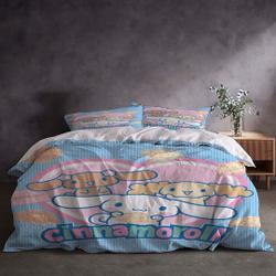 Christmas Cinnamoroll Three-Piece Quilt cover Set Christmas GiftGift For Your Girlfriend Boyfriend Gift For Love Gift For Friend Best Valentine Present Holiday Gift