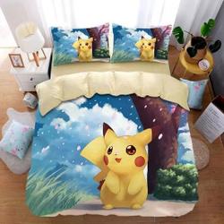 PKM Duvet, Pika Bedding set twin, queen, king sizesGift For Your Girlfriend Boyfriend Gift For Love Gift For Friend Best Valentine Present Holiday Gift