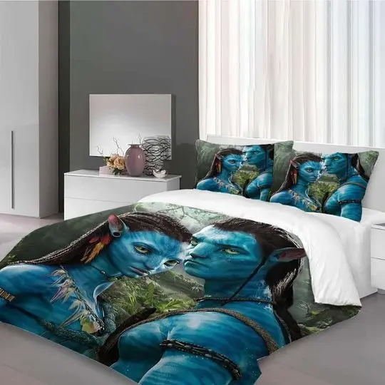 Avatar The Way of WaterThree-Piece Quilt cover Set Gift For Your Girlfriend Boyfriend Gift For Love Gift For Friend Best Valentine Present Holiday Gift