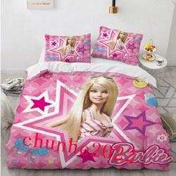 Bedding set girls Barbie princessesGift For Your Girlfriend Boyfriend Gift For Love Gift For Friend Best Valentine Present Holiday Gift