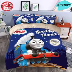 Personalized Thomas The Train Bedding Set, Personalized Thomas and FriendsGift For Your Girlfriend Boyfriend Gift For Love Gift For Friend Best Valentine Present Holiday Gift