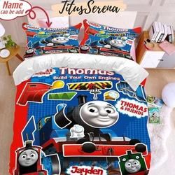 Personalized Thomas and Friends Blanket Quilt, Thomas and Friends Bedding Set Gift For Your Girlfriend Boyfriend Gift For Love Gift For Friend Best Valentine Present Holiday Gift