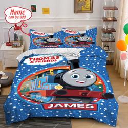 Custom Thomas The Train Bedding Set, Thomas The TrainGift For Your Girlfriend Boyfriend Gift For Love Gift For Friend Best Valentine Present Holiday Gift