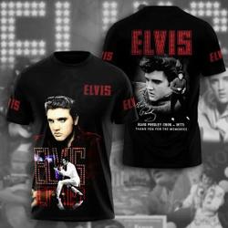 Elvis Presley T-Shirt, Christmas Gift For Fans Meaningful Gift For Family Gift For Boyfriend Valentine Gift
